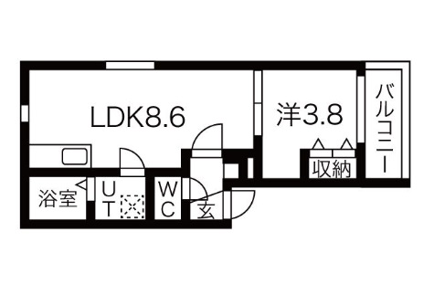 La　Vita　二日市駅前IVの間取り