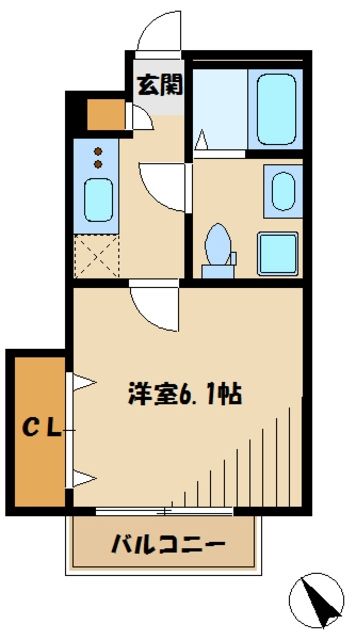 CRASTINE稲城の間取り