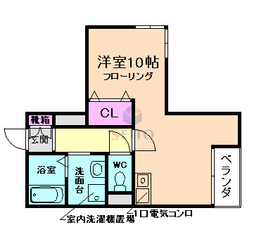 スクエアの間取り