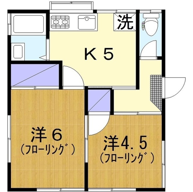 比留川荘の間取り