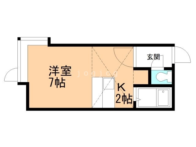 クレドール月寒の間取り