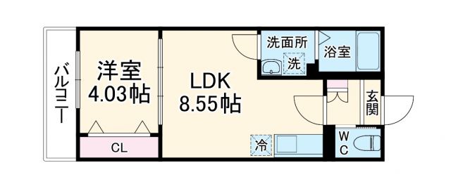 千葉県柏市船戸１（アパート）の賃貸物件の間取り