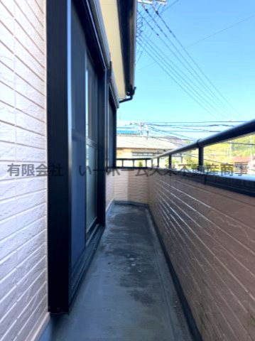 バルコニー　バルコニーがあります