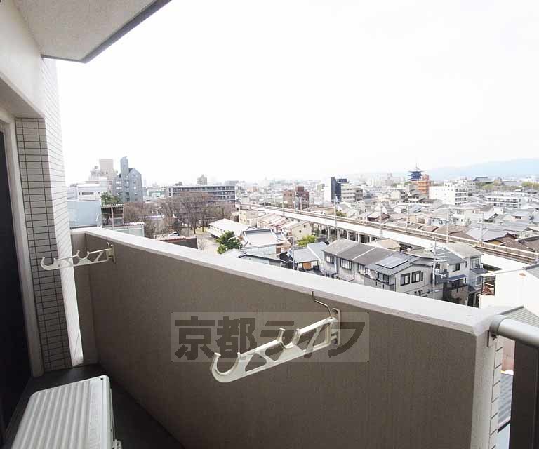 眺望　８０５号室からの眺め　東寺五重の塔が見えます