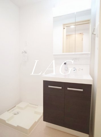 洗面設備　洗面台です。