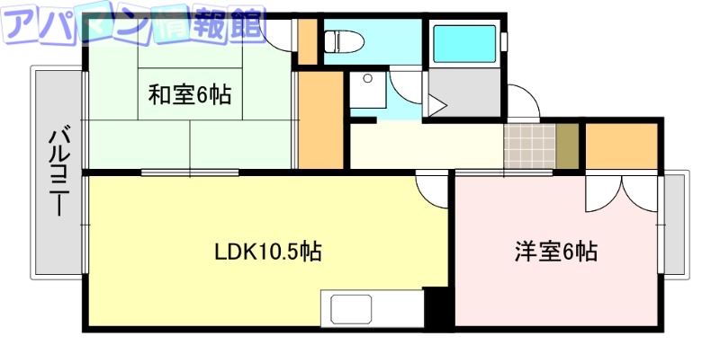 ハイタウン早川 Cの間取り写真