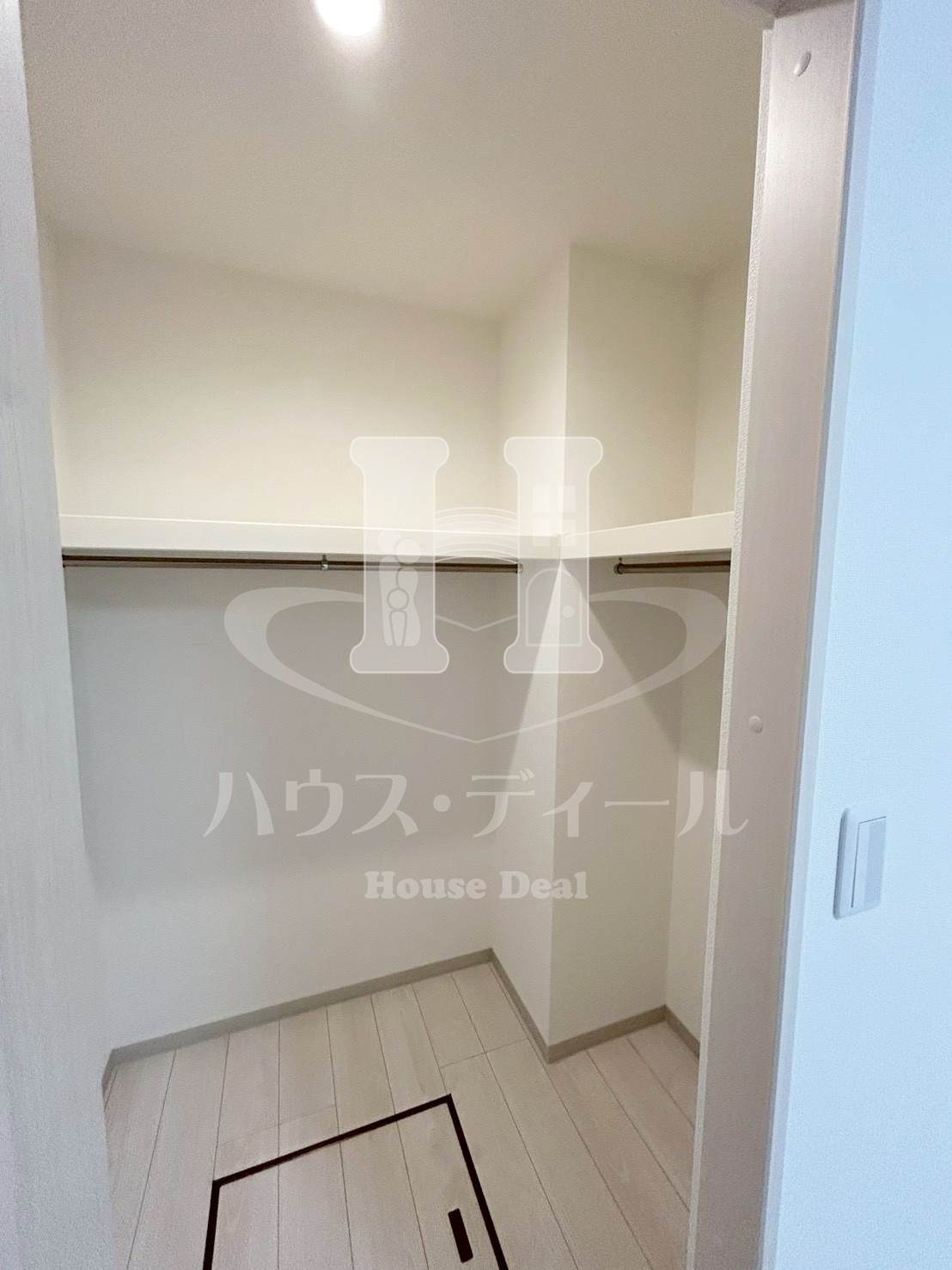 収納　たっぷりとした収納スペースです