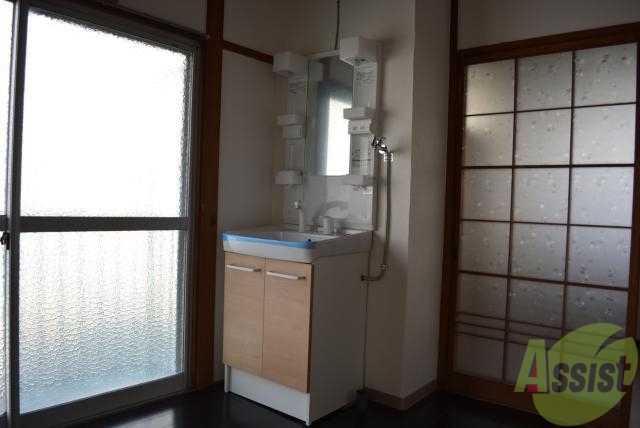 洗面設備　あると便利ですね。