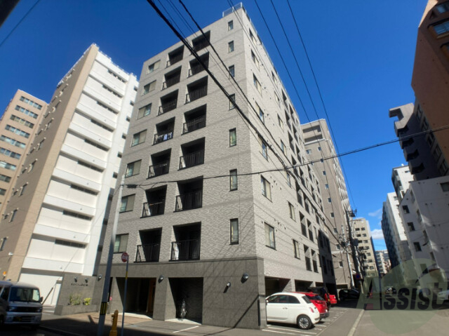 建物外観　札幌市中央区北１条西「スカイパレス北１条」