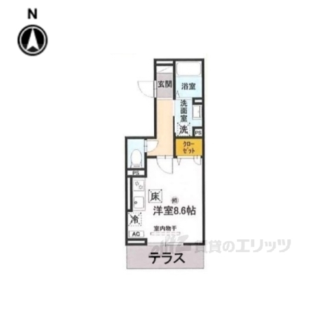 ヴェルソー石山の間取り写真