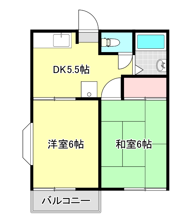 ノースポイントAA棟の間取り