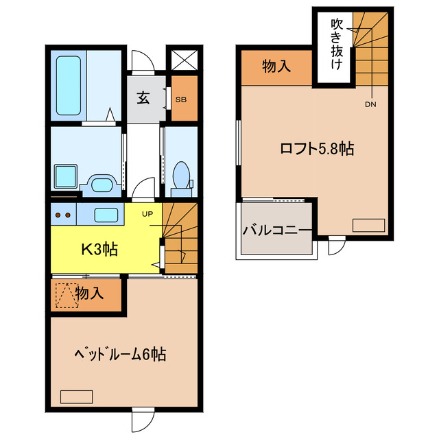 elm -D-の間取り