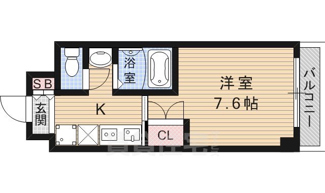 エアフォルク竹田の間取り