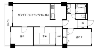 ロイヤルメゾン岩崎町の間取り