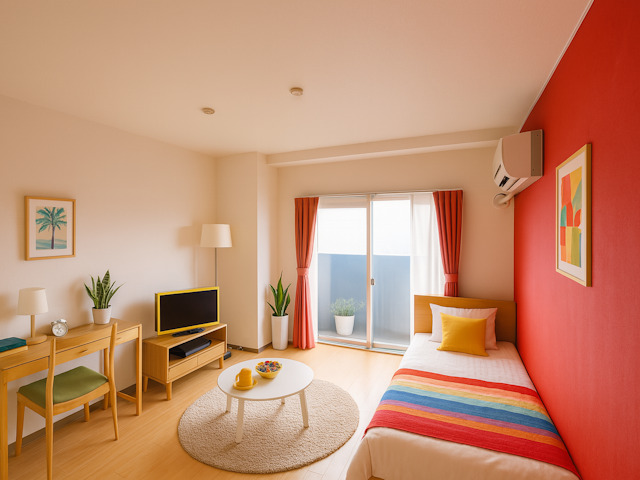 居室・リビング　CGで家具等を配置したもので家具等は含まれません。