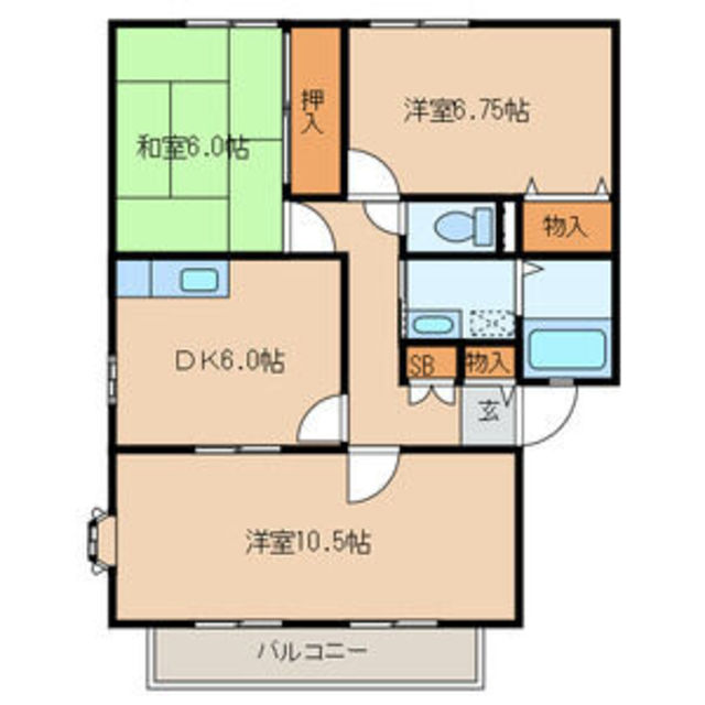 ウィンディア日の里の間取り