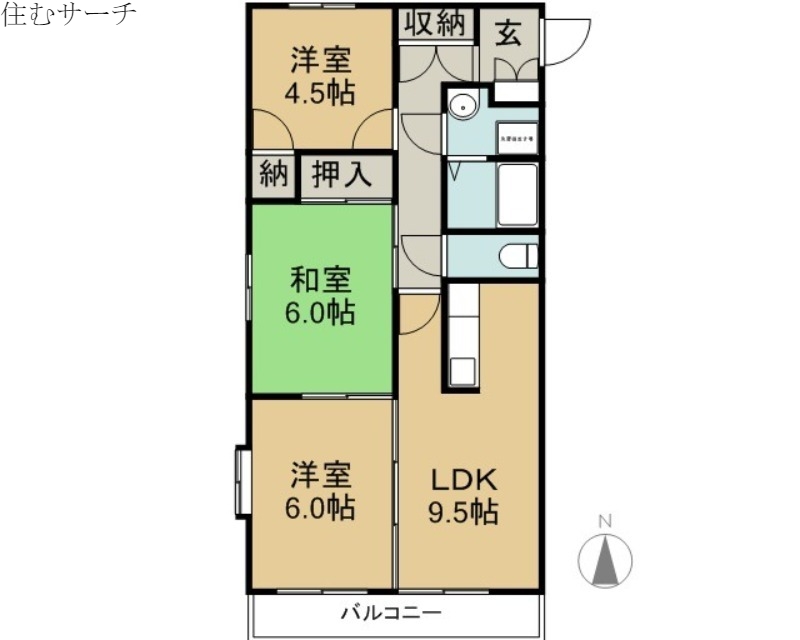 セントラルFUJITAの間取り