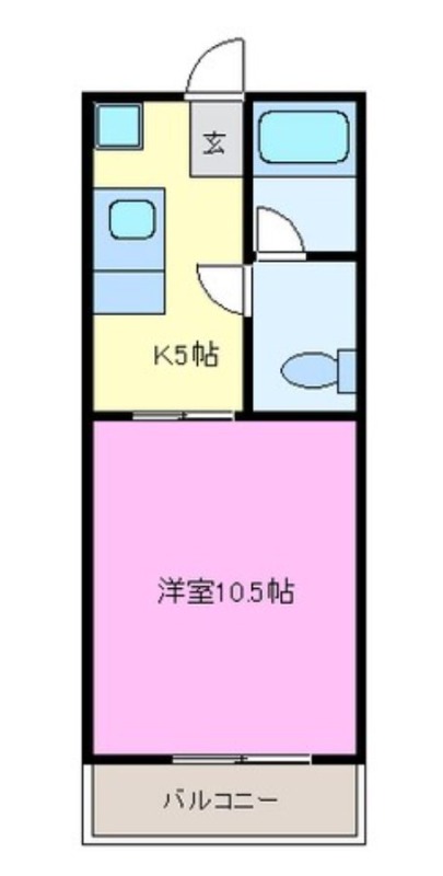 静岡県浜松市浜名区細江町中川（アパート）の賃貸物件の間取り