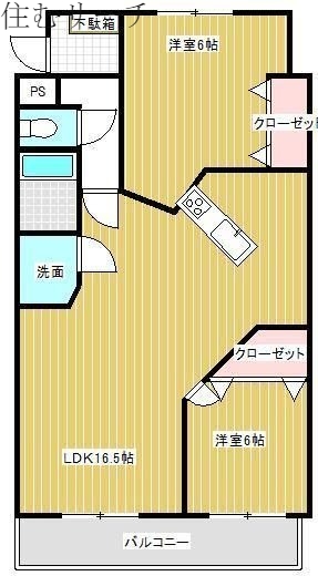 シャルマンIIの間取り