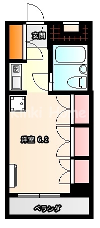 ライズワン和歌山STの間取り