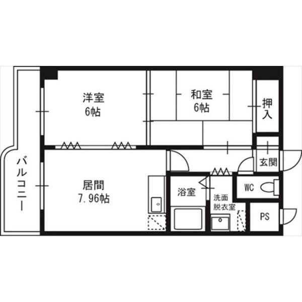 Ｇｕｆｏ伏見の間取り