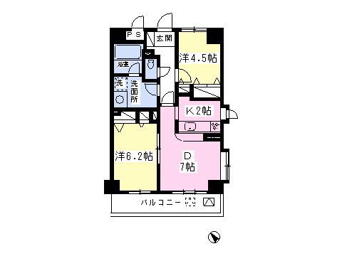 N・S FIVE東久留米の間取り