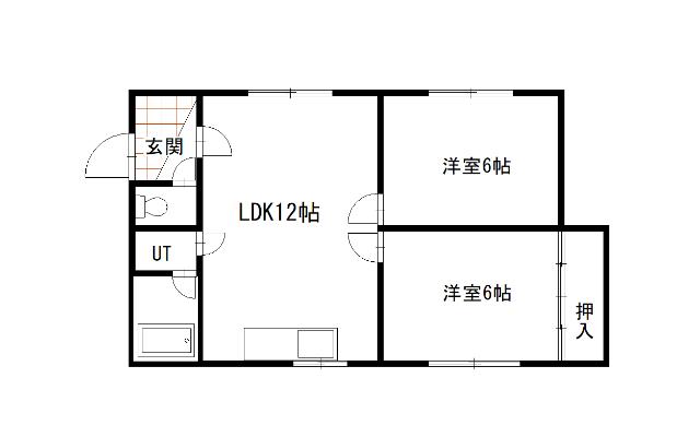 ハイツ北４丁目の間取り