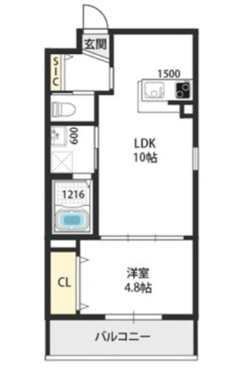 ARCA堺東の間取り