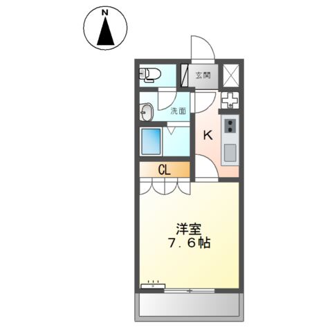 ハイツ　ジュピターの間取り