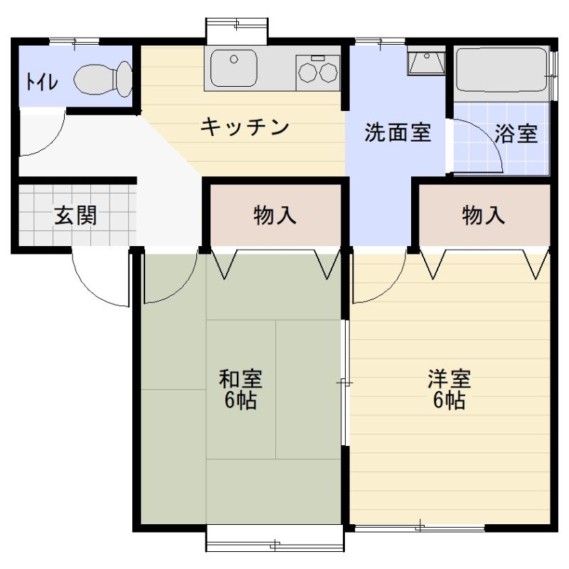 アベニュー城南の間取り