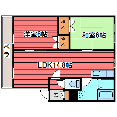 ライトコートIIの間取り