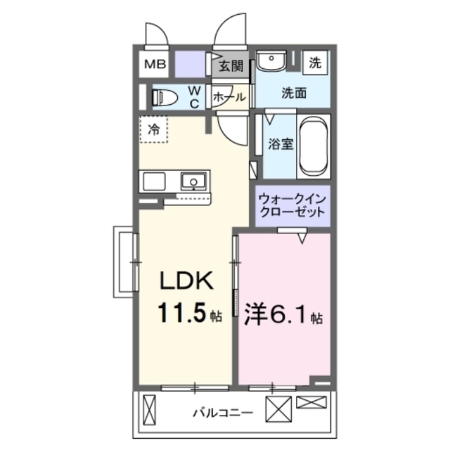 プルミエ　シェンの間取り