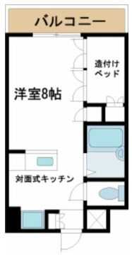 姫路市南条のマンションの間取り