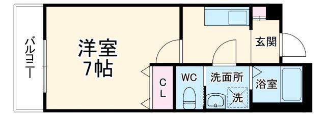 ラシャンス西中島南方の間取り