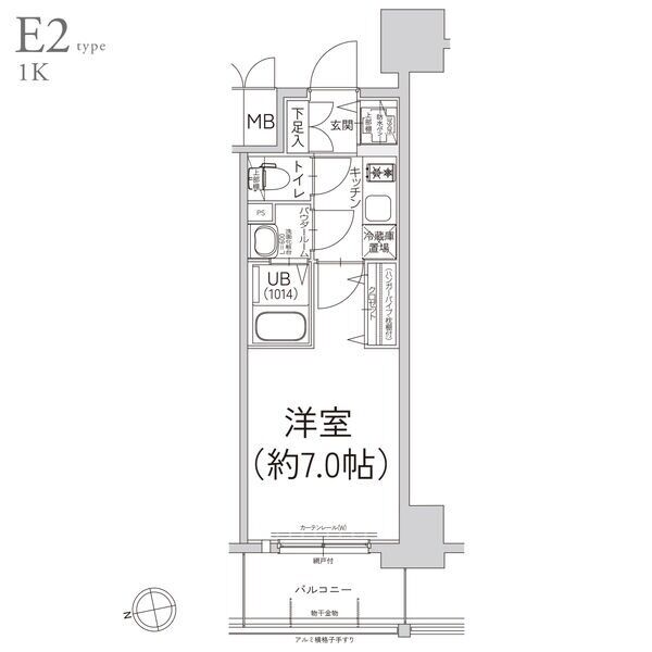 エスリード今池ルミナスの間取り