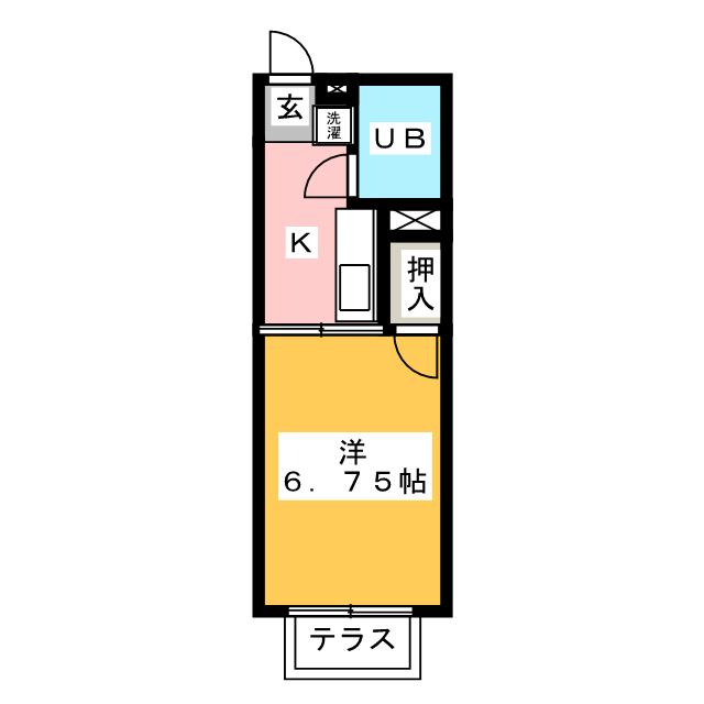 コーポラスＫＫの間取り