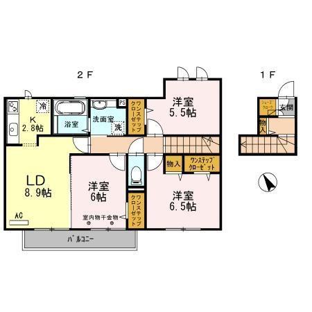 【グレイス五軒邸の間取り】