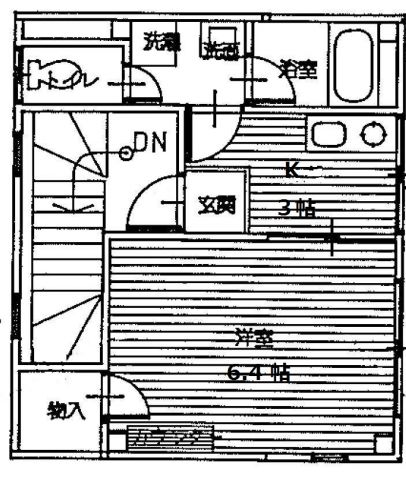 菱井マンションの間取り