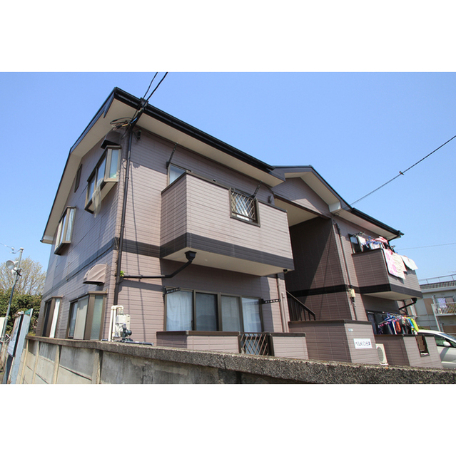 建物外観　オール角部屋　２ＬＤＫ