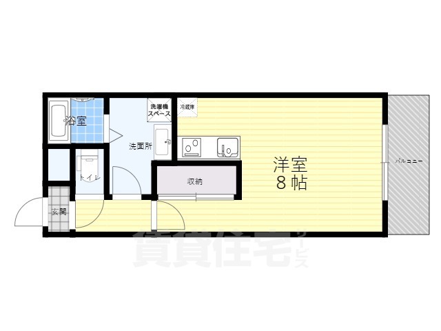 豊中市庄内東町のマンションの間取り