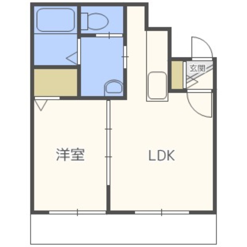 エヴァンスコート南３条の間取り