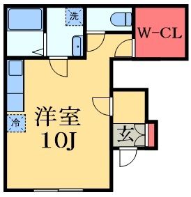 四街道市みのり町のアパートの間取り