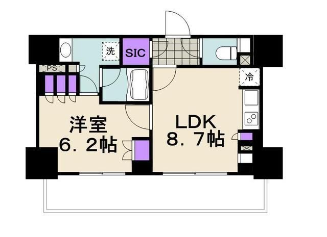 江東区南砂のマンションの間取り