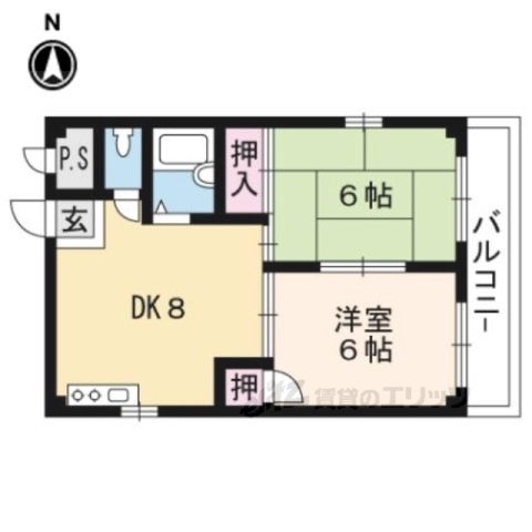 グレース嵐山の間取り