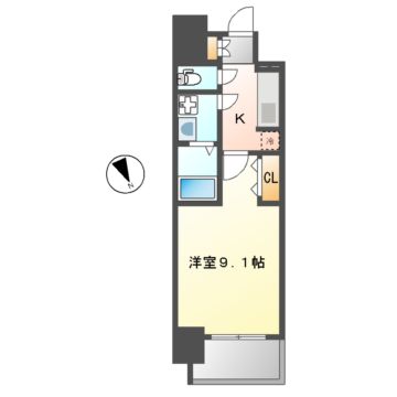 ファステート葵桜通リブレ(S-RESIDENCE葵三丁目)の間取り