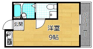 ヴィラ岡山手の間取り