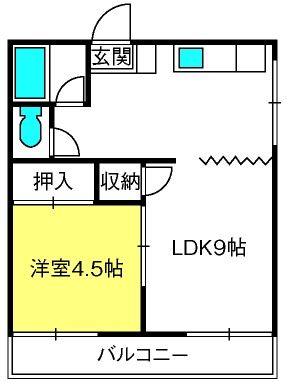 堀の内ハウスの間取り