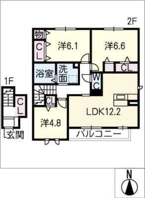 ポルトボヌールの間取り