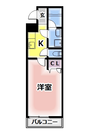 フジパレス　アサヒの間取り