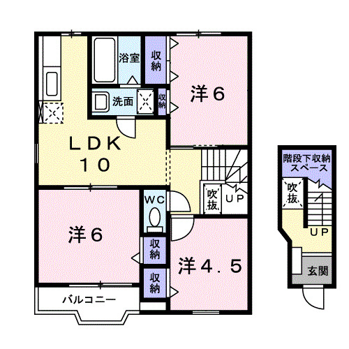 ミルトフィ レＡの間取り